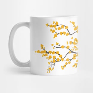 Spring Yellow Leaves Mug